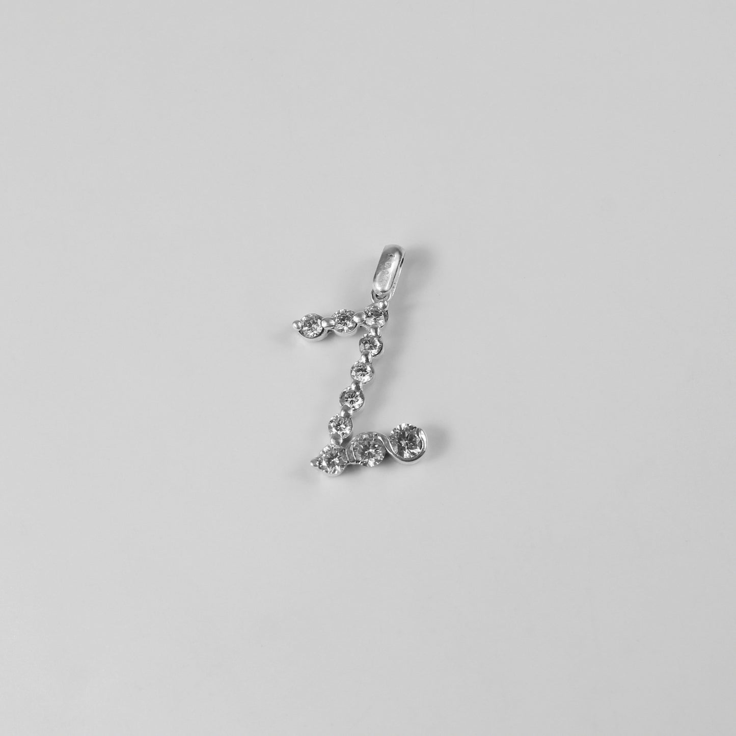 Initial Z Stone Pendant