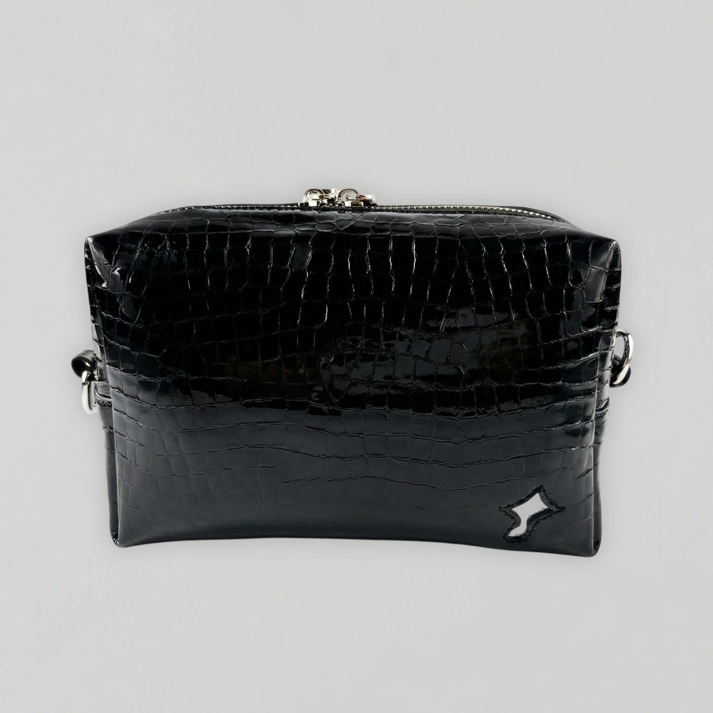 Juice Monogram Crossbody Bag (Black)