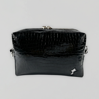 Juice Monogram Crossbody Bag (Black)