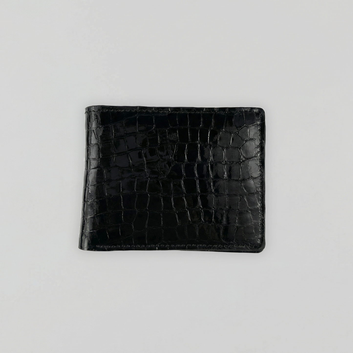 Juice Obsidian Croc Wallet (Black)