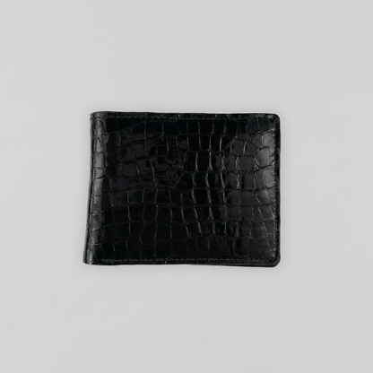 Juice Obsidian Croc Wallet (Black)