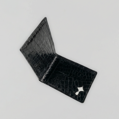 Juice Obsidian Croc Wallet (Black)