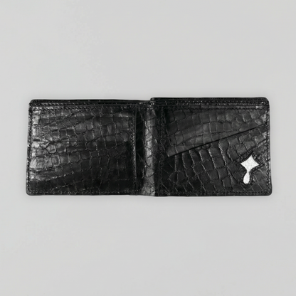 Juice Obsidian Croc Wallet (Black)