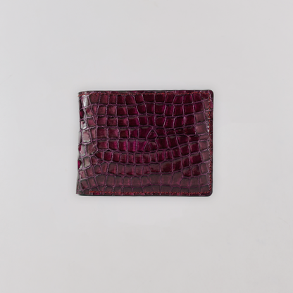 Juice Obsidian Croc Wallet (Maroon)