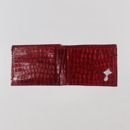 Juice Obsidian Croc Wallet (Red)