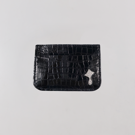 Juice Scarlet Croc Card Holder