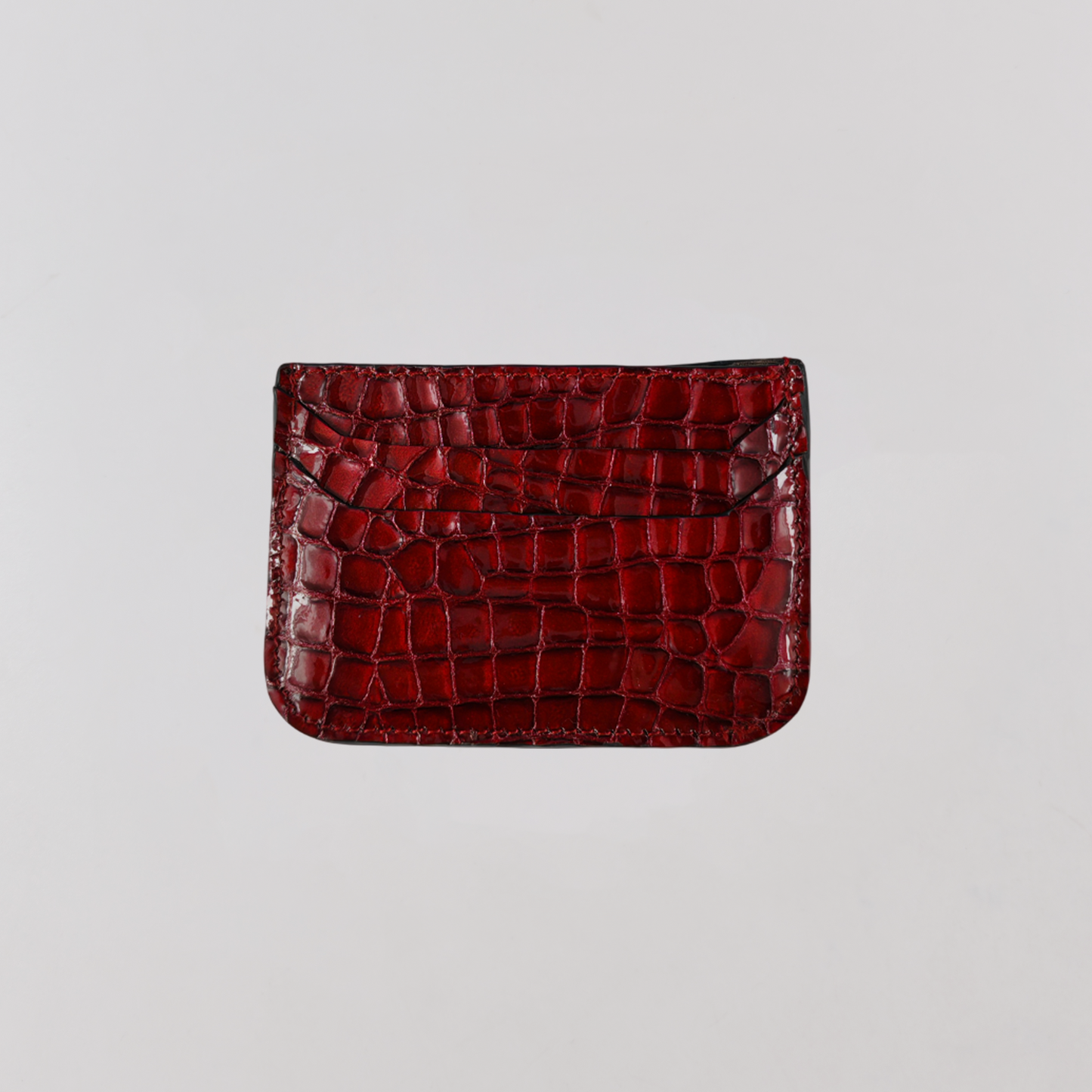 Juice Scarlet Croc Card Holder (Red)