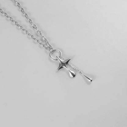 Juice Star&Drop Necklace