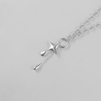 Juice Star&Drop Necklace