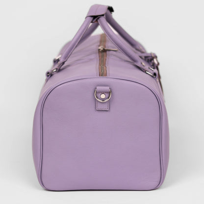 Lavender Lattice Duffle Bag