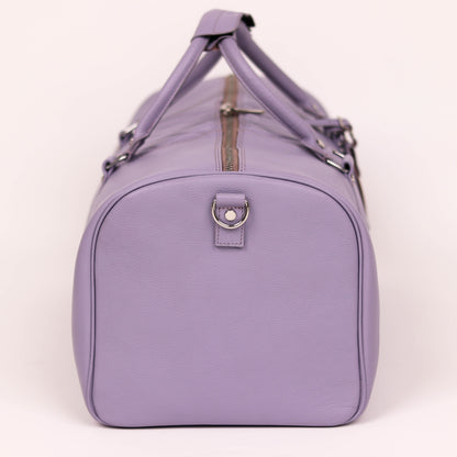 Lavender Lattice Duffle Bag