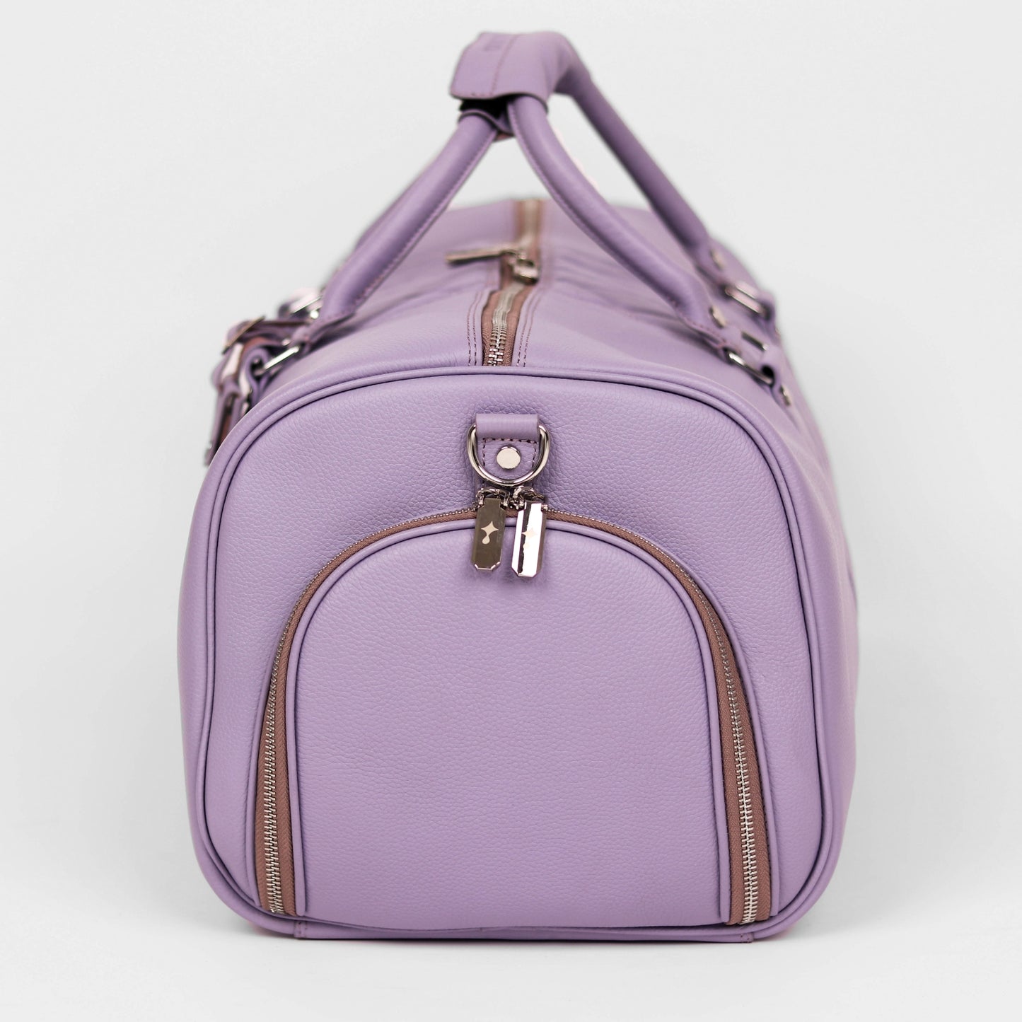 Lavender Lattice Duffle Bag
