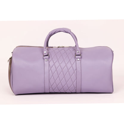 Lavender Lattice Duffle Bag