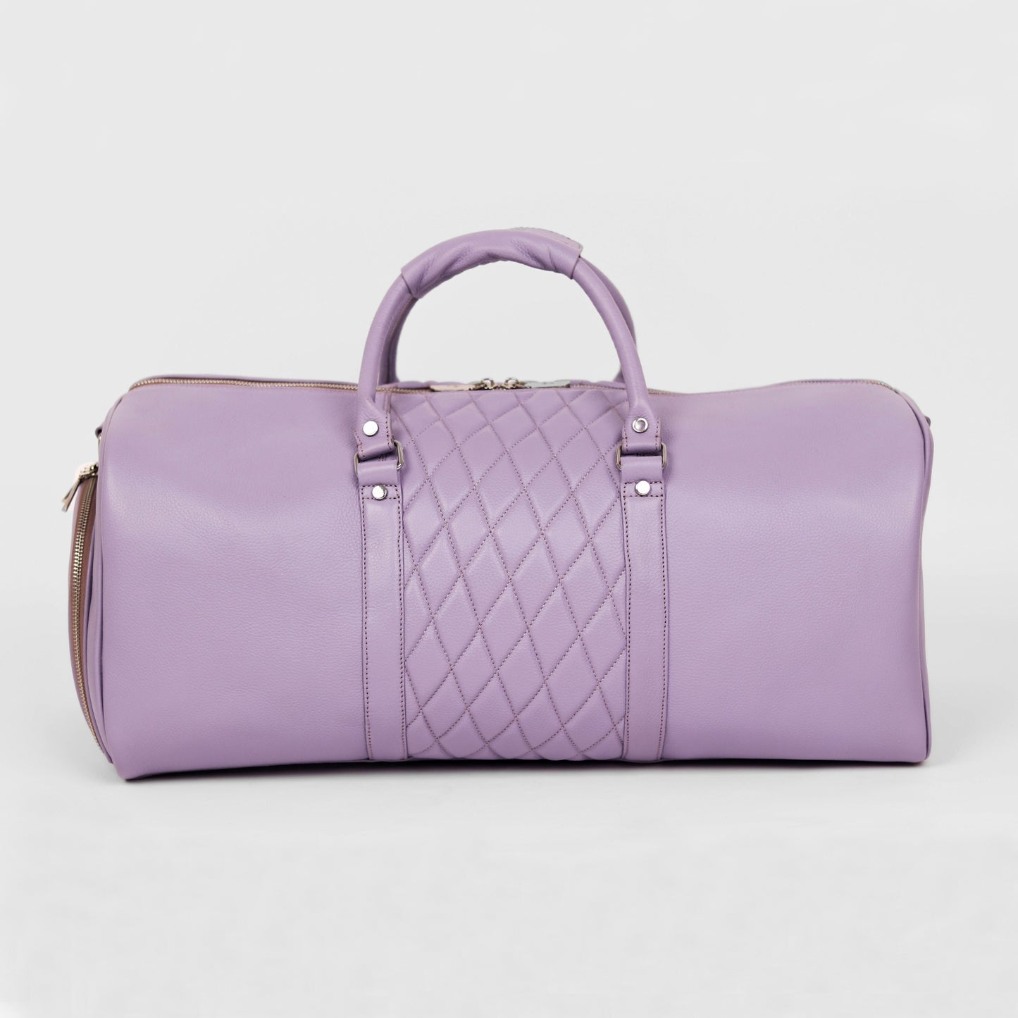 Lavender Lattice Duffle Bag