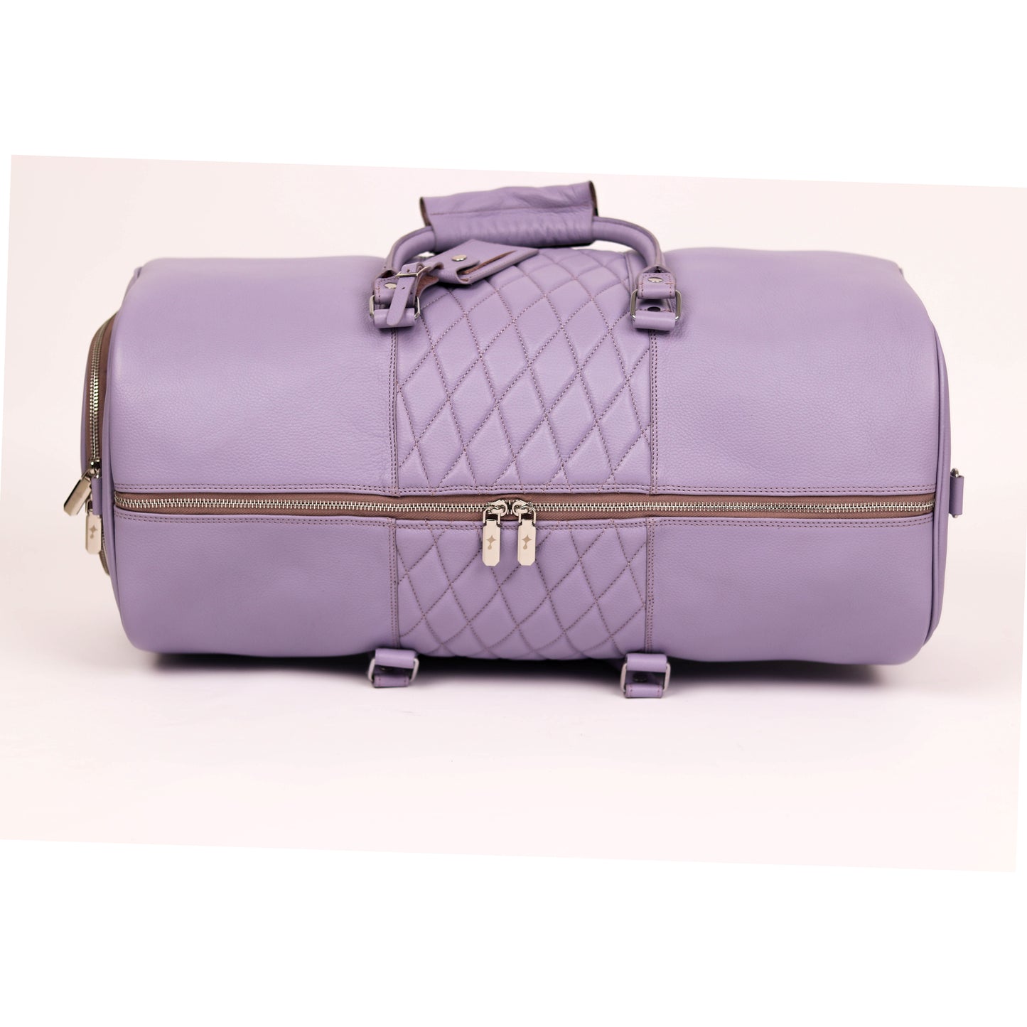 Lavender Lattice Duffle Bag
