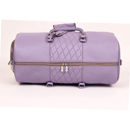 Lavender Lattice Duffle Bag