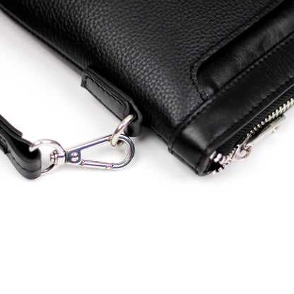 Linear Clutch Bag (Black)