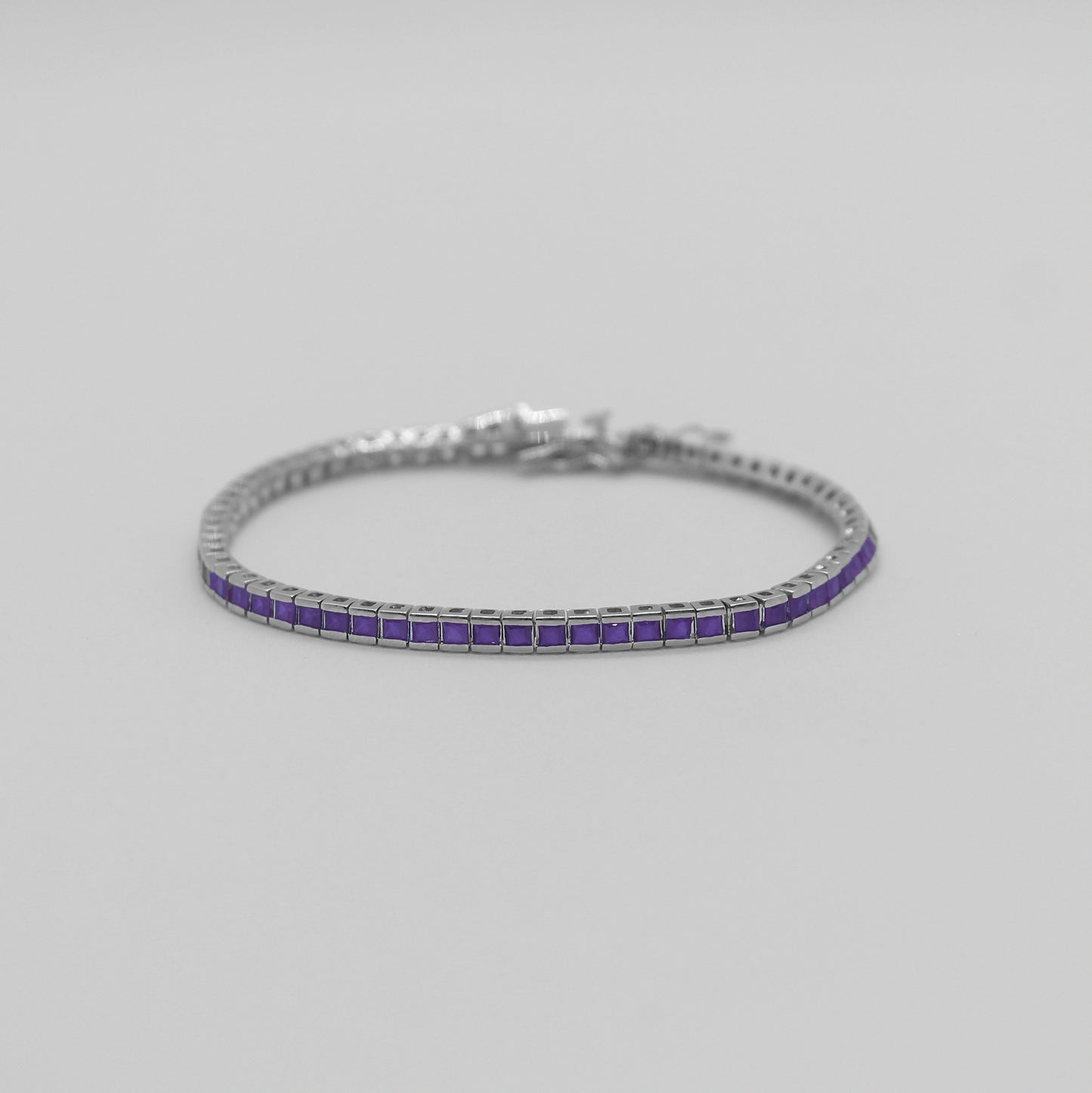 Linear Elegance Tennis Bracelet