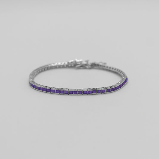 Linear Elegance Tennis Bracelet