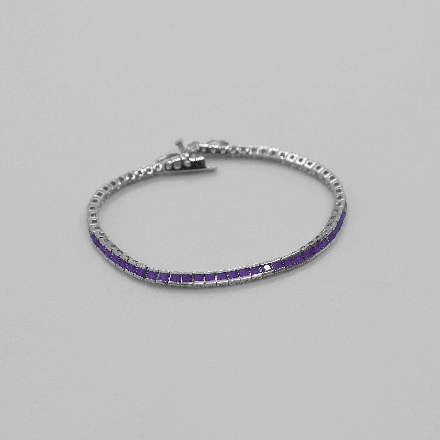 Linear Elegance Tennis Bracelet