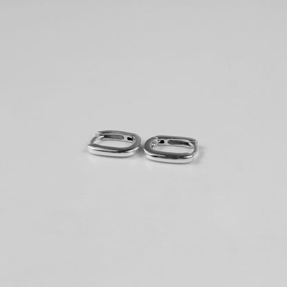 Linear Sterling Hoops