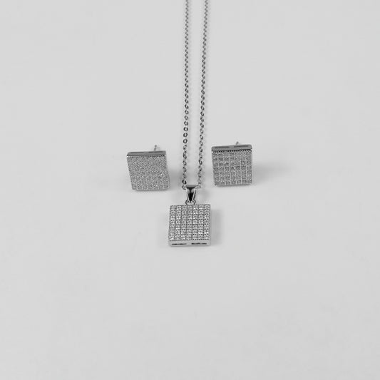 Luminous Grid Necklace