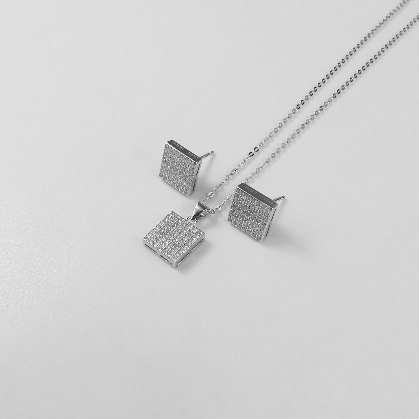 Luminous Grid Necklace