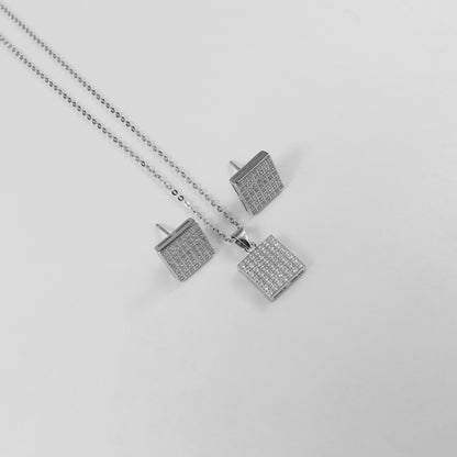 Luminous Grid Necklace