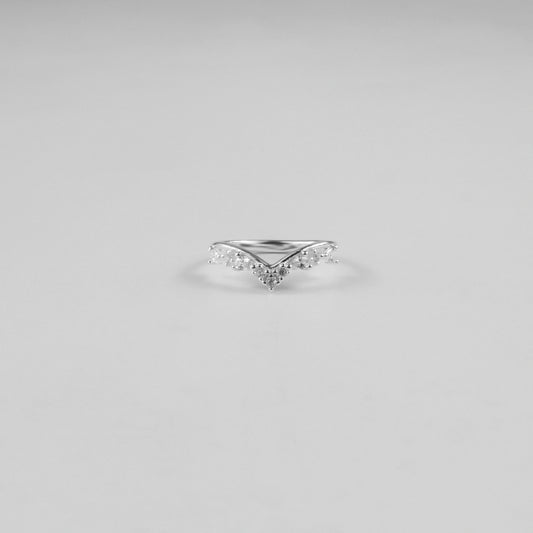 Luna Chevron Ring