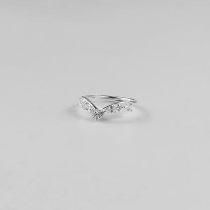 Luna Chevron Ring