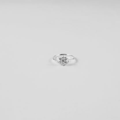 Luna Cluster Ring