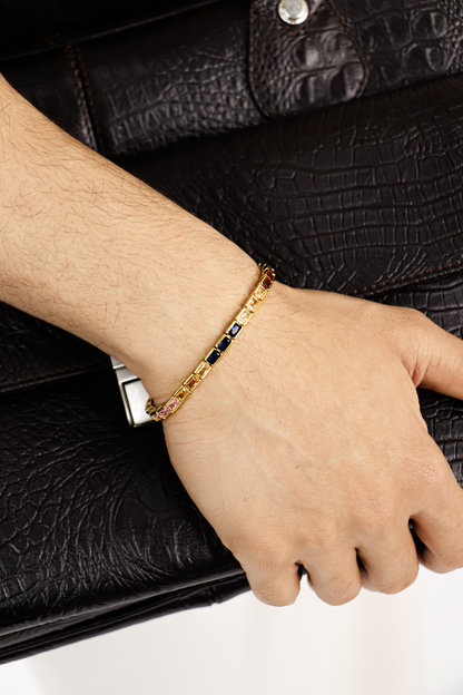 Mosaic Tennis Bracelet