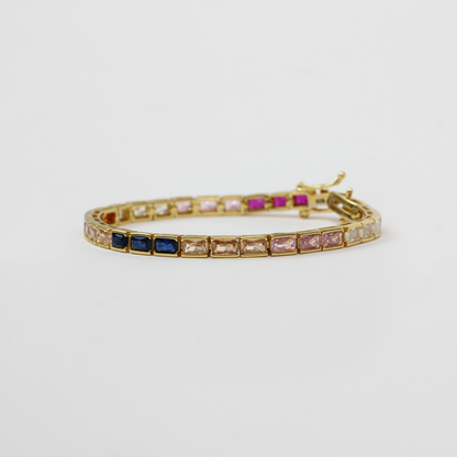 Mosaic Tennis Bracelet