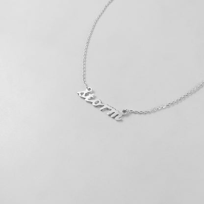 Nameplate Necklace