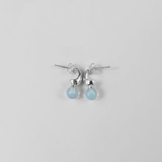 Ocean Mist Arcs Ear Studs