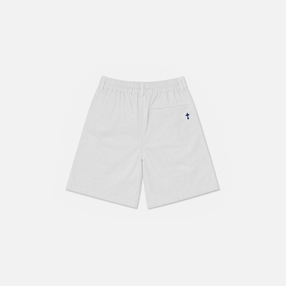 Off-White Pleated Twill Shorts