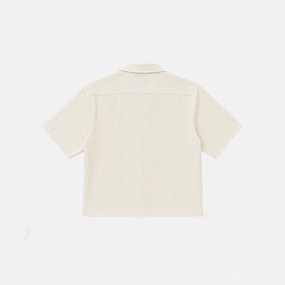 Off-White Textured Resort Shirt