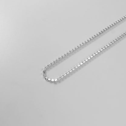 Pattern Box Box Necklace