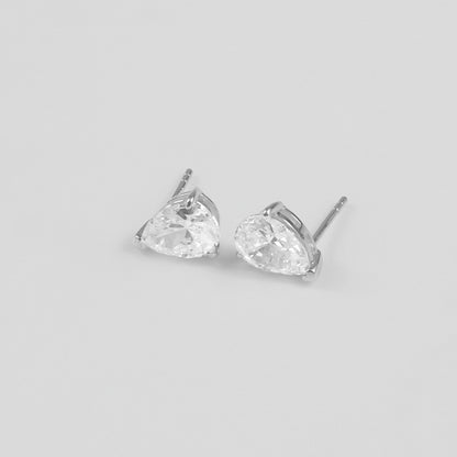 Pear Gemstone Ear Studs