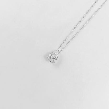 Pear Gemstone Necklace