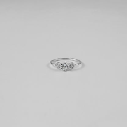 Petite Flora Trio Ring