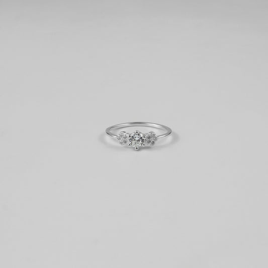 Petite Flora Trio Ring