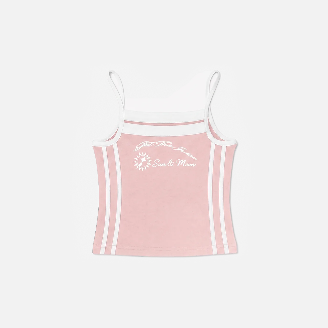 Pink cami tank top