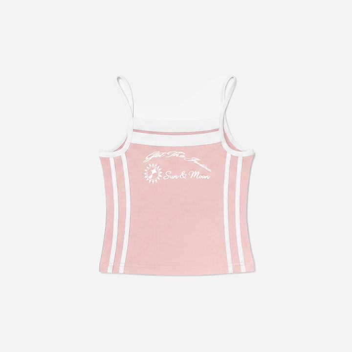 Pink cami tank top