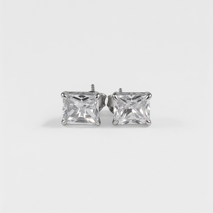 Prism Square Ear Studs