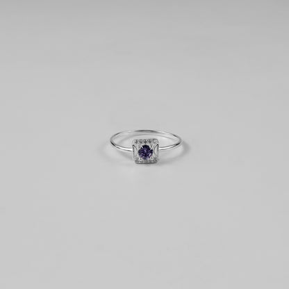 Purple Quadrant Ring