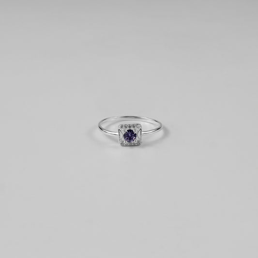 Purple Quadrant Ring