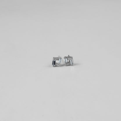 Quadra Baguette Ear Studs