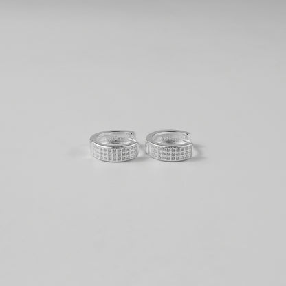 Radiant Facet Hoops