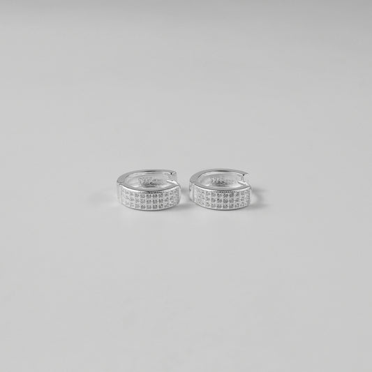 Radiant Facet Hoops